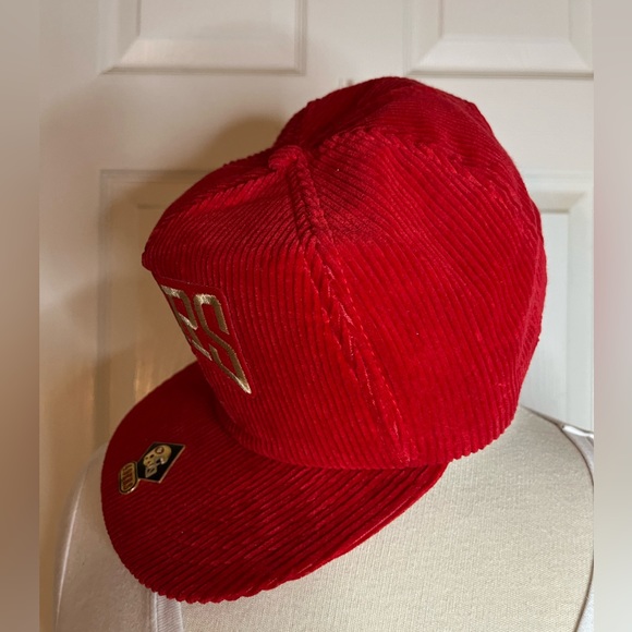 Vintage Corduroy 49’er Snapback Cap with Enamel 49’er Pin - Picture 4 of 9